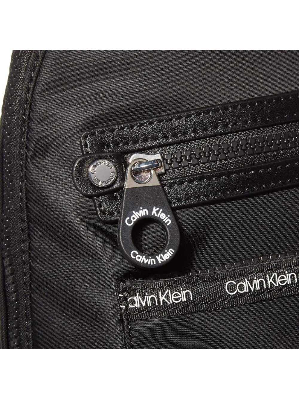Calvin Klein Georgina Nylon Organizational Backpack Black - Picture 3 of 12